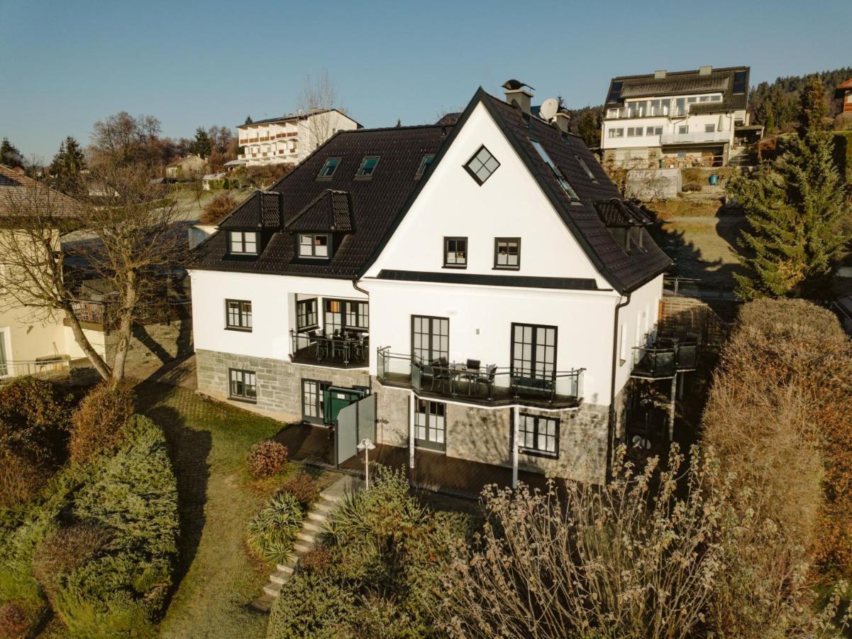 Haus Aussicht - Ferienwohnungen Velden 沃尔特湖畔韦尔登 外观 照片